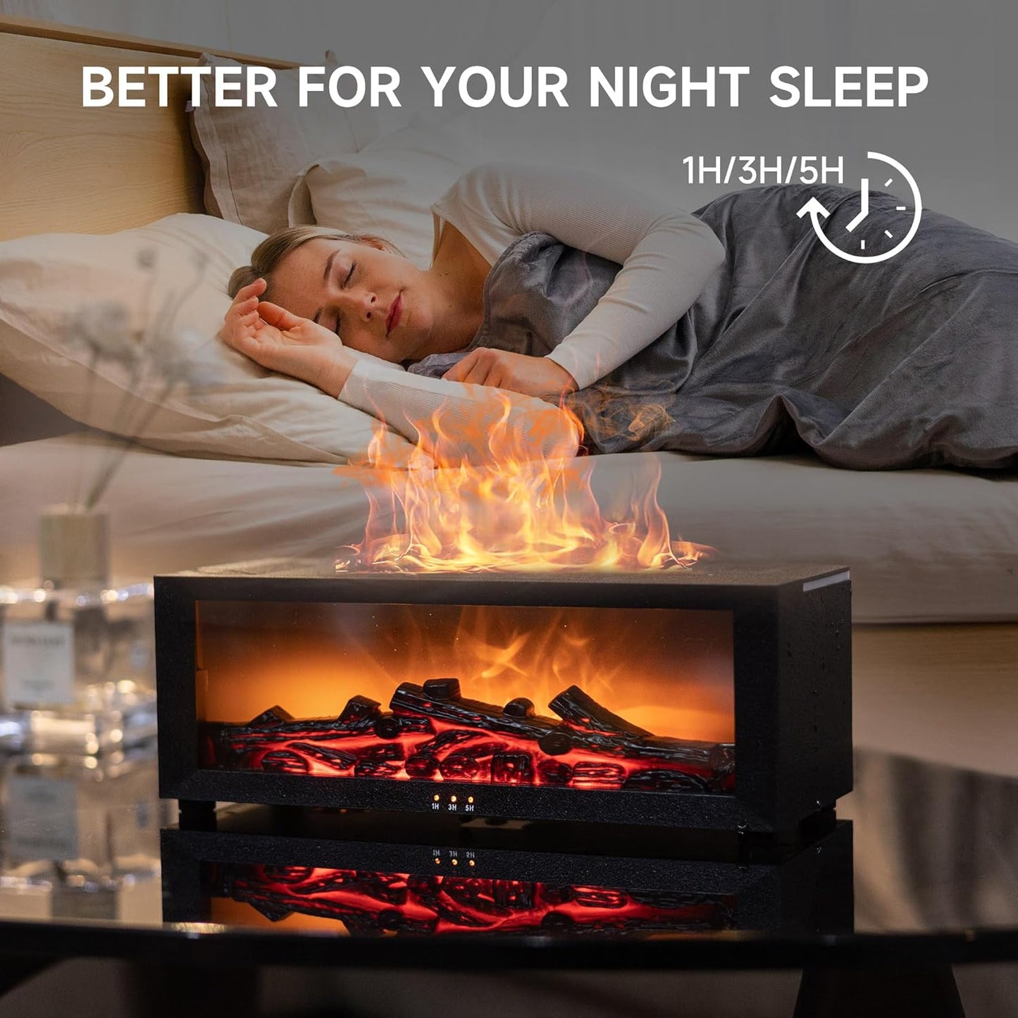 LumiFlame⢠Aroma Fireplace Diffuser