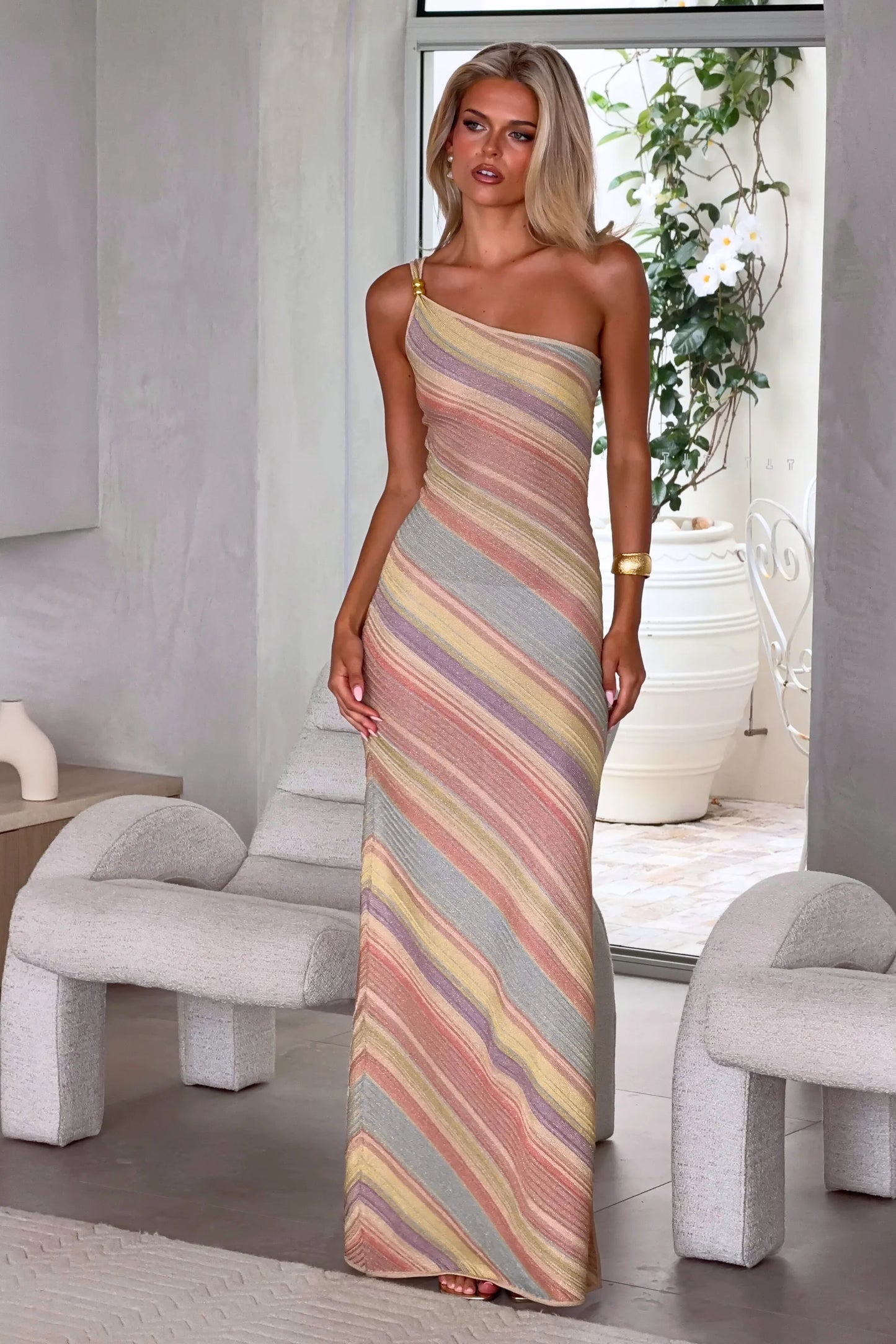 Striped Knit Dress