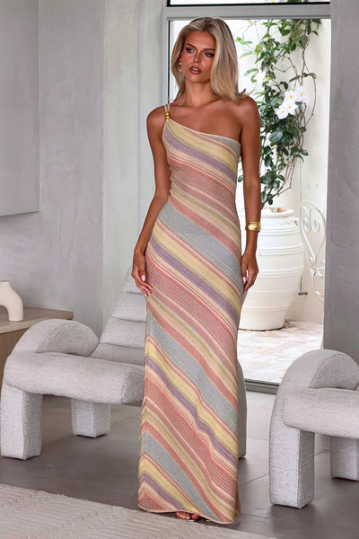 Striped Knit Dress