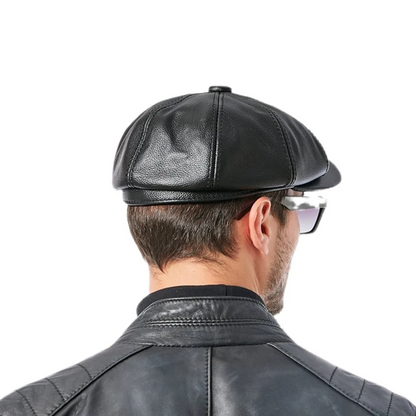 DecreeX Leather Octagon Beret