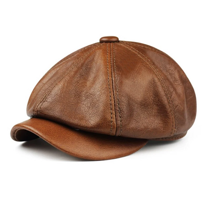 DecreeX Leather Octagon Beret