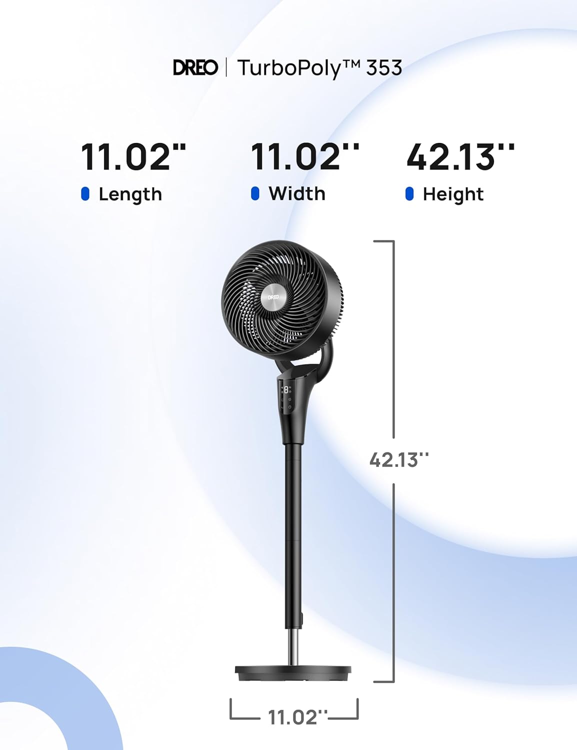 Oscillating Bedroom Pedestal Fan