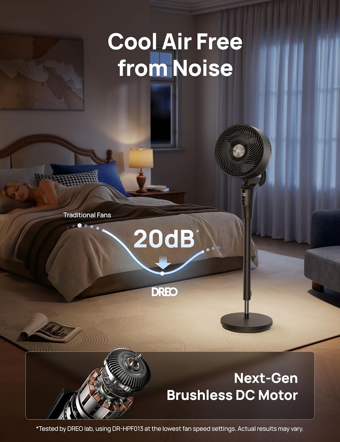 Oscillating Bedroom Pedestal Fan