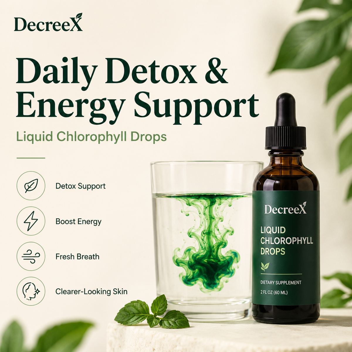 Liquid Chlorophyll Drops