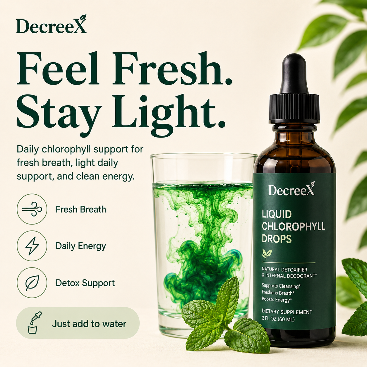 Liquid Chlorophyll Drops