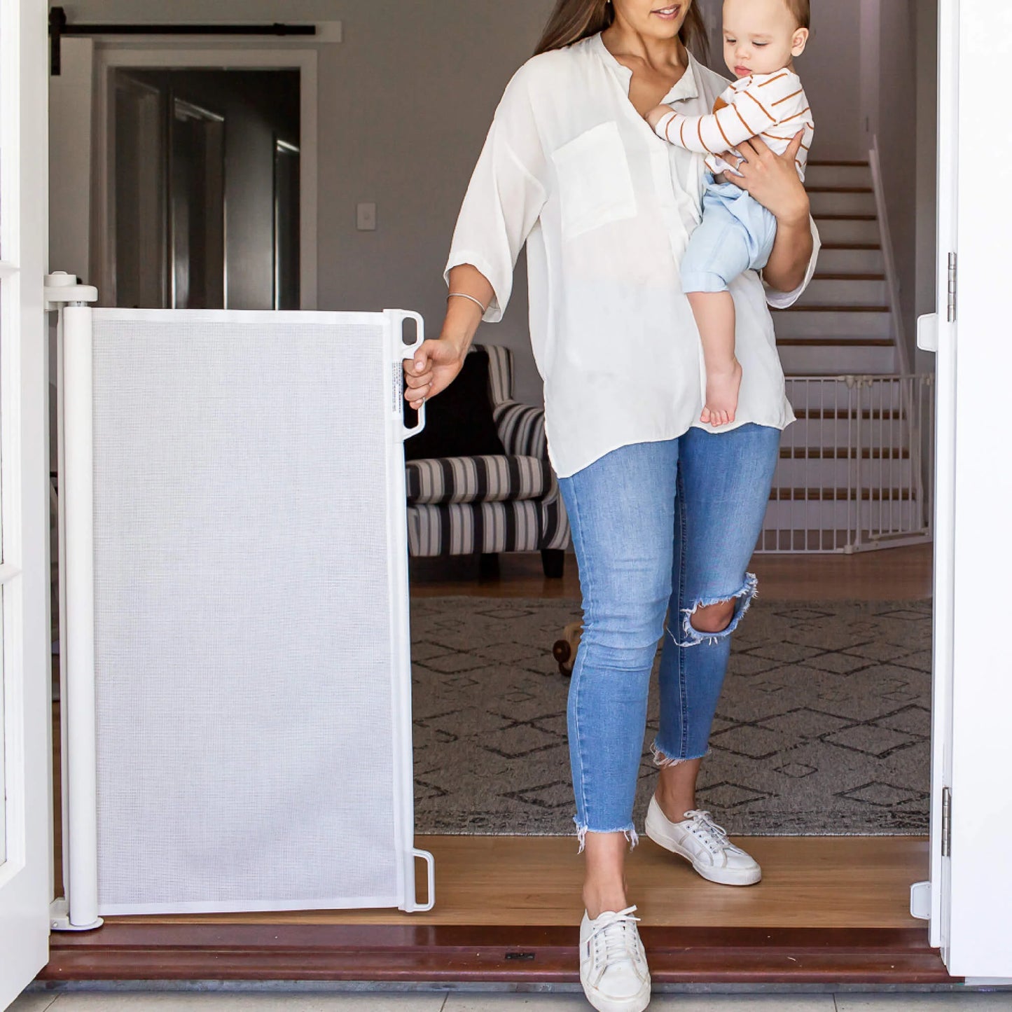 FlexiGuard™ Retractable Baby Gate