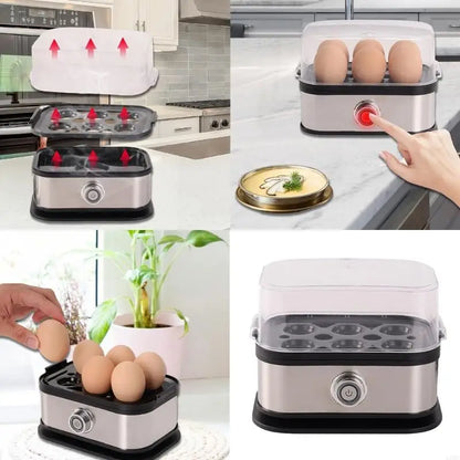 Decreex EGGi™ – Portable Automatic Egg Cooker & Steamer