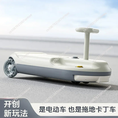 Trailer Mini Kart Twist Car Cleaning Electric Car Baby can ride a four-wheeled go-kart