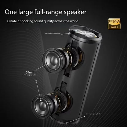 SplitBeat Duo™ – 2-in-1 Detachable Speakers with Enhanced Bass & Ambient Lights