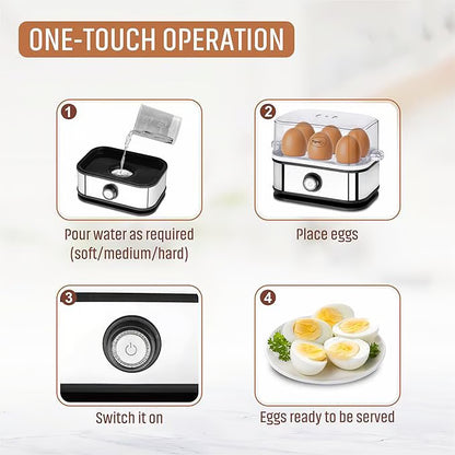 Decreex EGGi™ – Portable Automatic Egg Cooker & Steamer